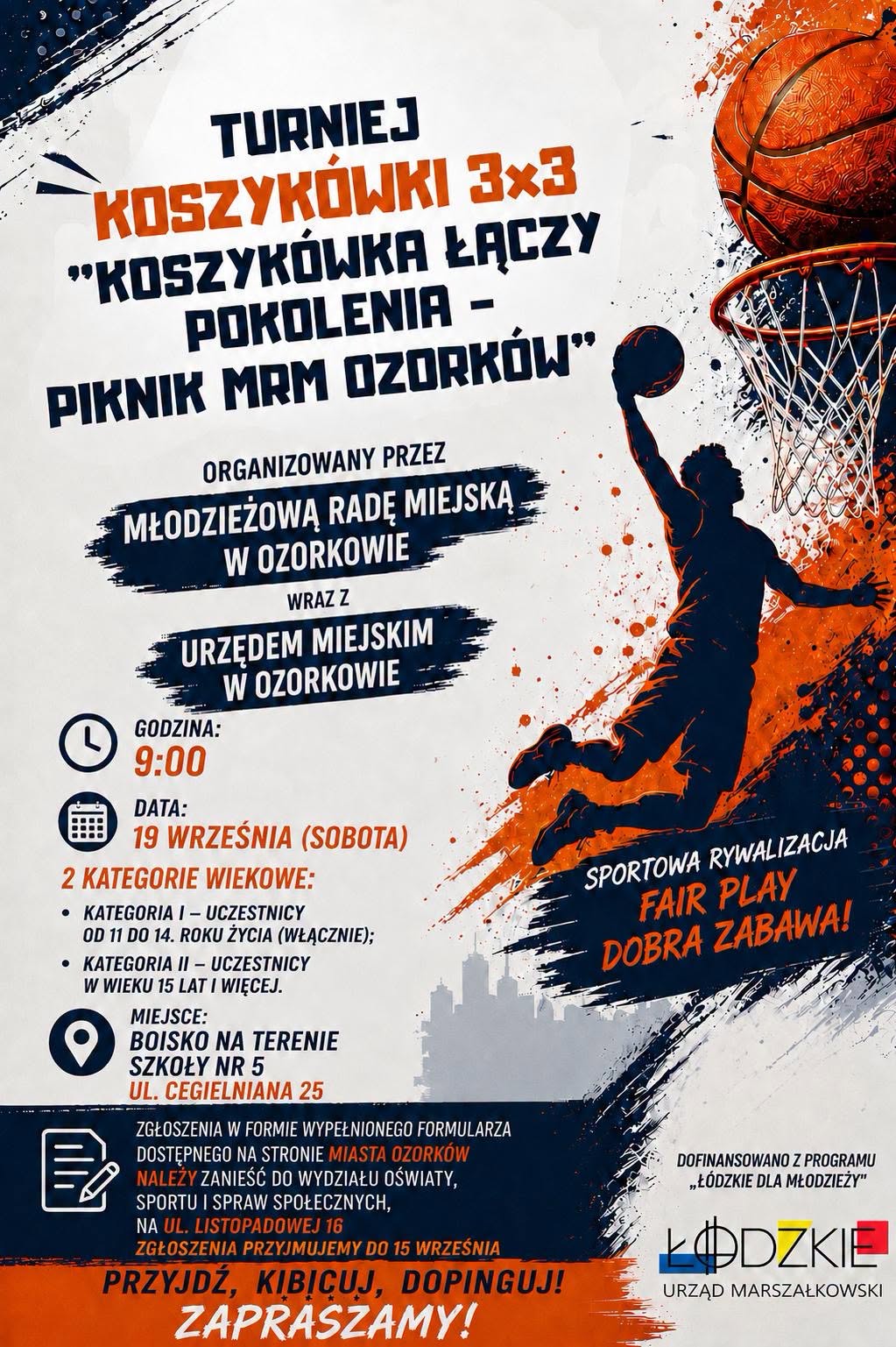 Plakat informujący o Turnieju