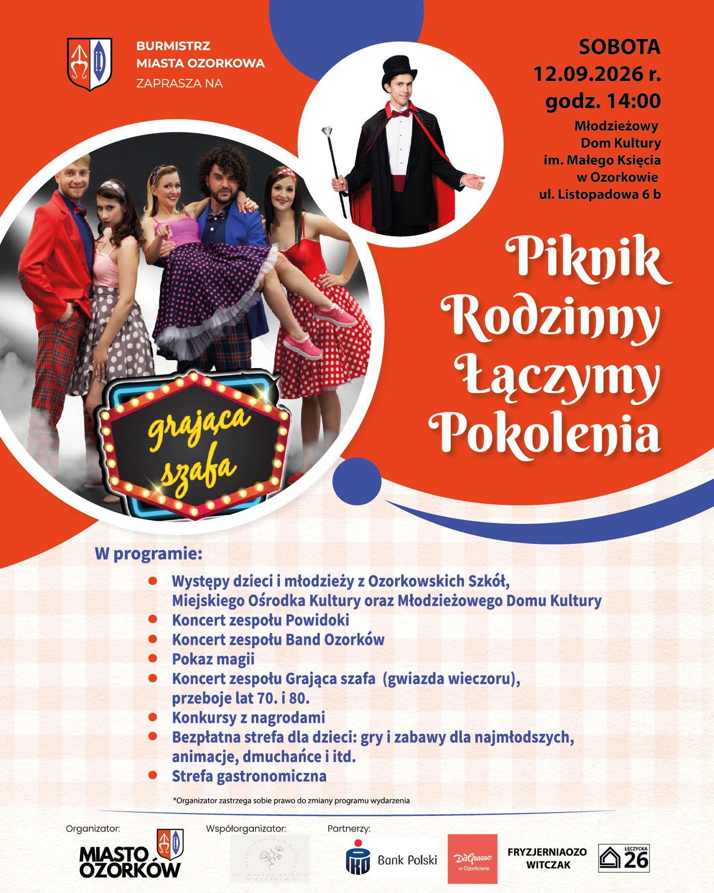 Plakat informujący o Pikniku