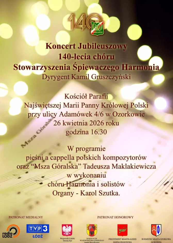 plakat promujący ch&oacute;r