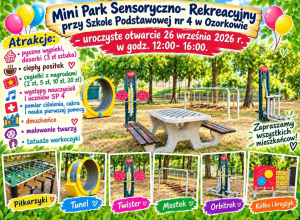 Plakat z informacją o wydarzeniu w SP4